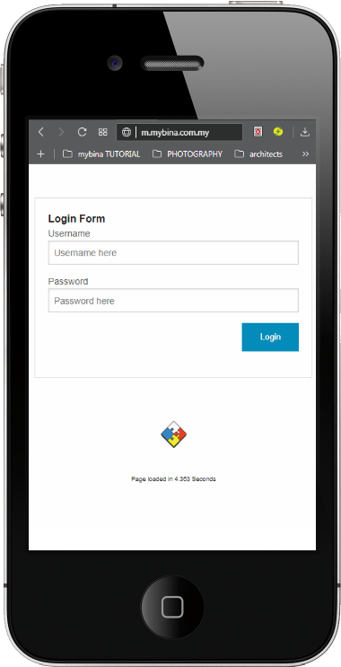 Login - mybina mobile